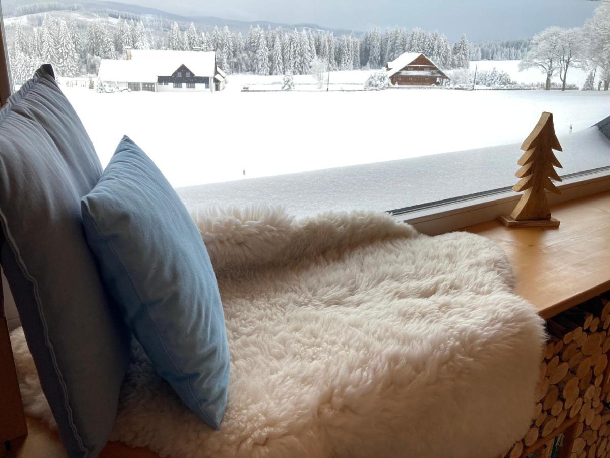 Horsky Apartman Vyhlidka Rejviz Zlate Hory Bagian luar foto